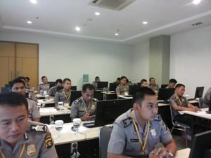 Personel Bidang Humas Polda jajaran se-Indonesia mengikuti pelatihan jurnalistik. (foto: ist)