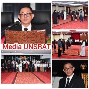Lantik Pejabat UNSRAT, Rektor Ingatkan Integritas dan Kerja Cepat