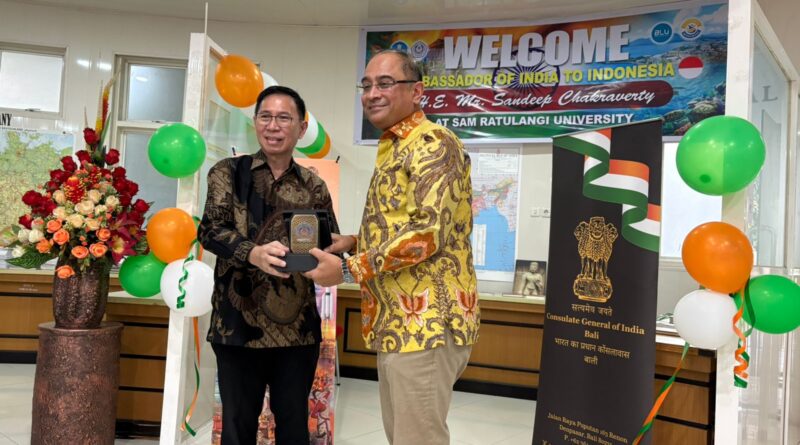 Bharat Corner Diresmikan,  Unsrat Perkuat Jejaring Global