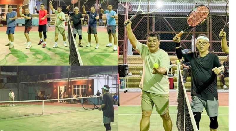 Gubernur Sulut dan Rektor UNSRAT  Perkuat  Sinergitas dari Lapangan Tennis