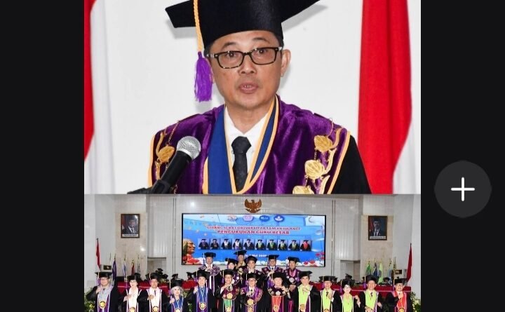 Jadi Momentum Bersejarah,  Rektor UNSRAT Kukuhkan  10 Guru Besar Baru