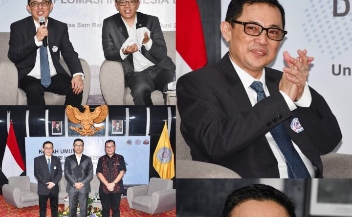 Kuliahi Mahasiswa Unsrat, Menlu RI Sugiono ;  Diplomasi Adalah Kunci Hadapi Dinamika Global