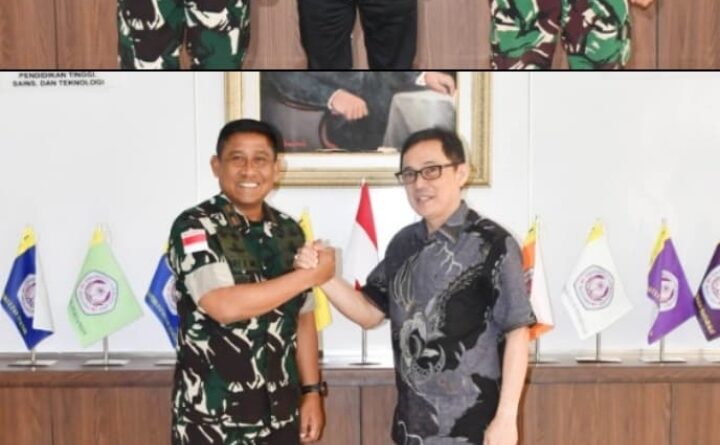 Danrem 131/Santiago dan Rektor UNSRAT, Perkuat Sinergi Pendidikan dan Kebangsaan